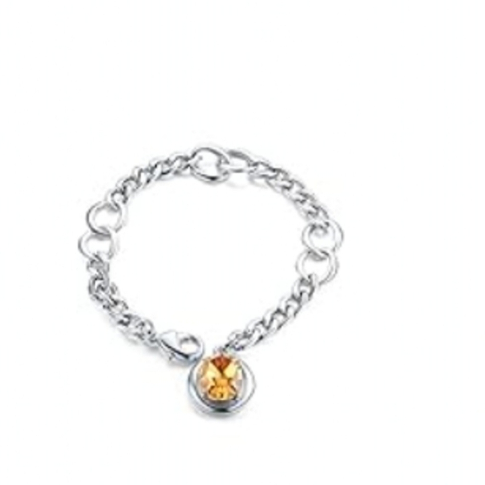 NWOT Charm Rhinestone Bracelet